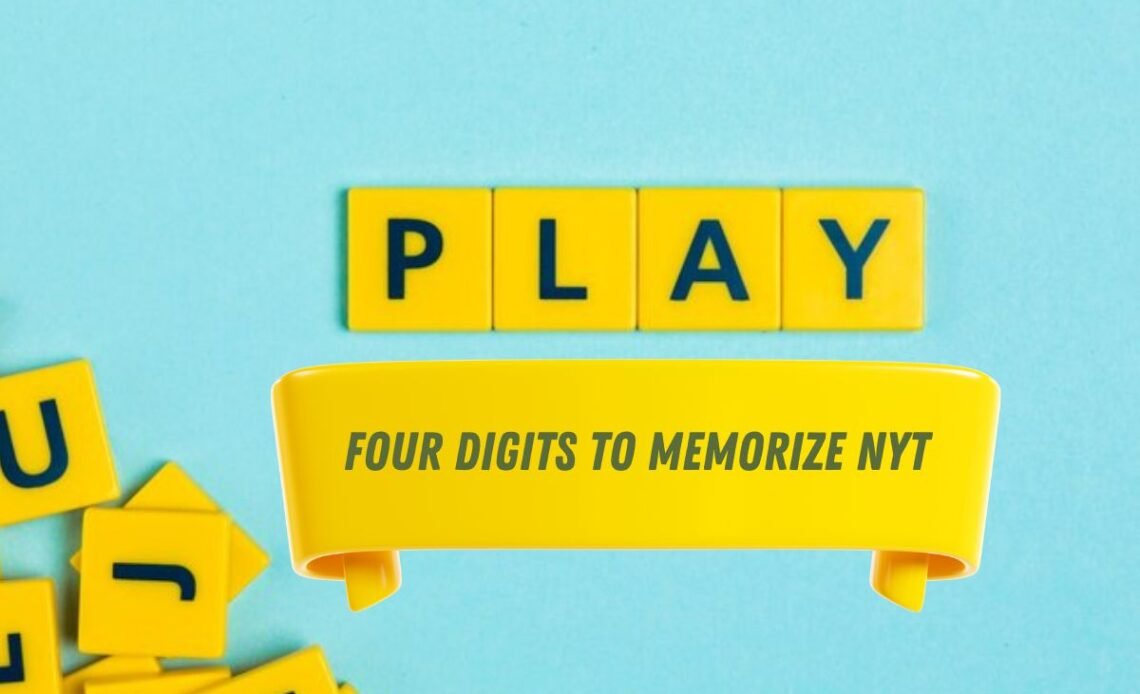 Four Digits To Memorize NYT Crossword Answer To Learn