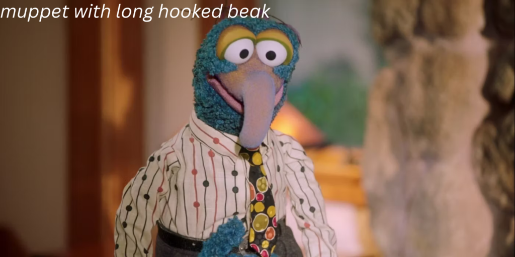 muppet with a long hooked beak